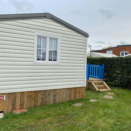 Mobilhome Emplacement 21 Biville-sur-Mer Bagian luar foto