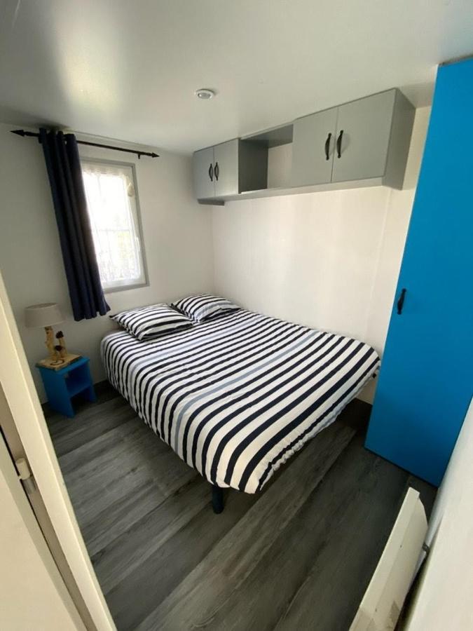 Mobilhome Emplacement 21 Biville-sur-Mer Bagian luar foto